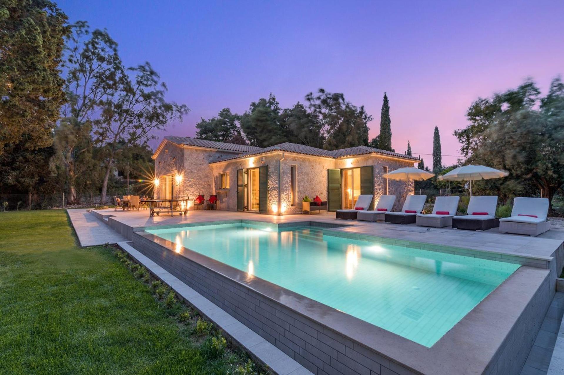 Astarte Villas - Laalu Private Villa With Pool Koukounaria Exterior foto