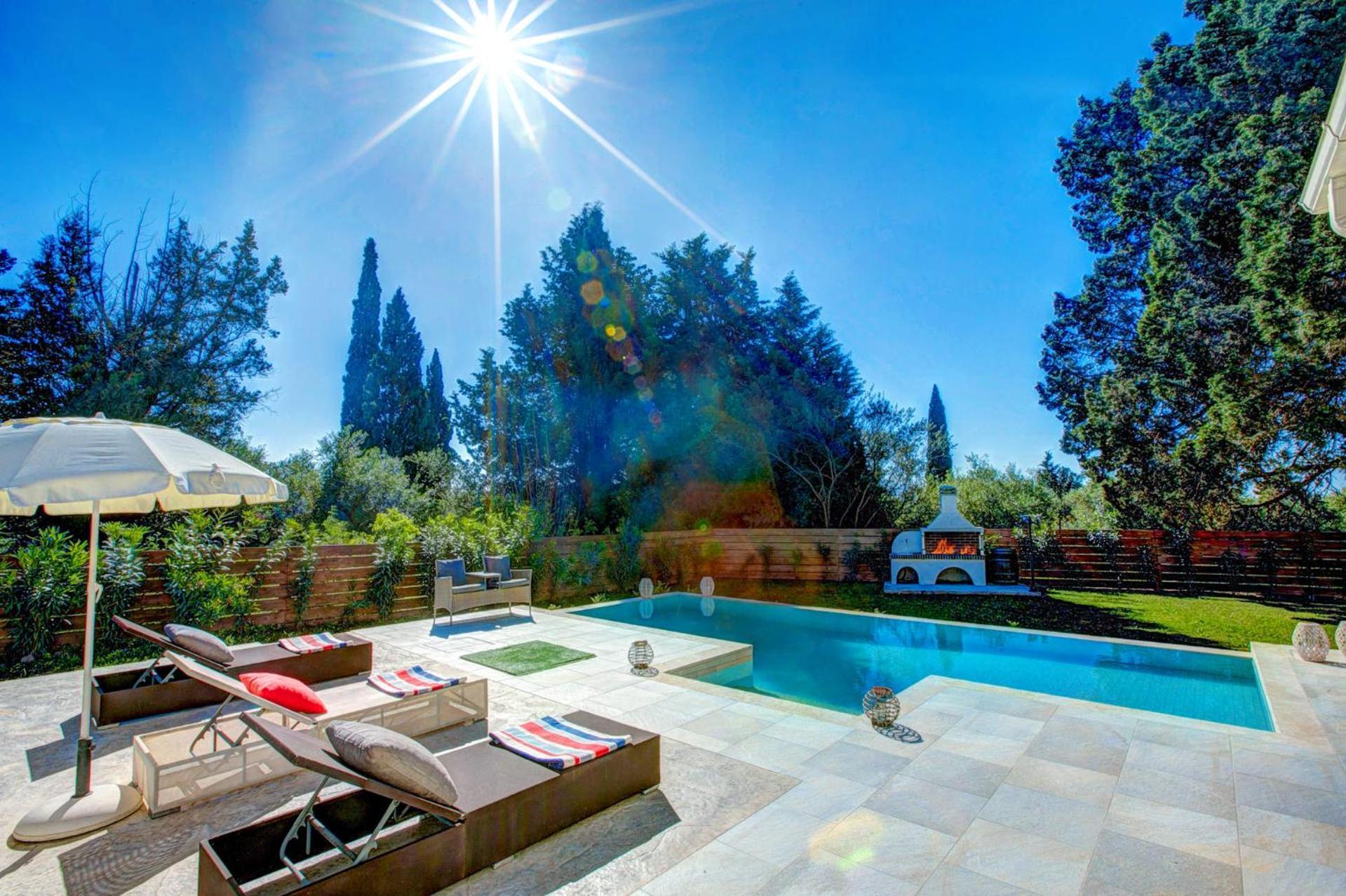 Astarte Villas - Laalu Private Villa With Pool Koukounaria Exterior foto