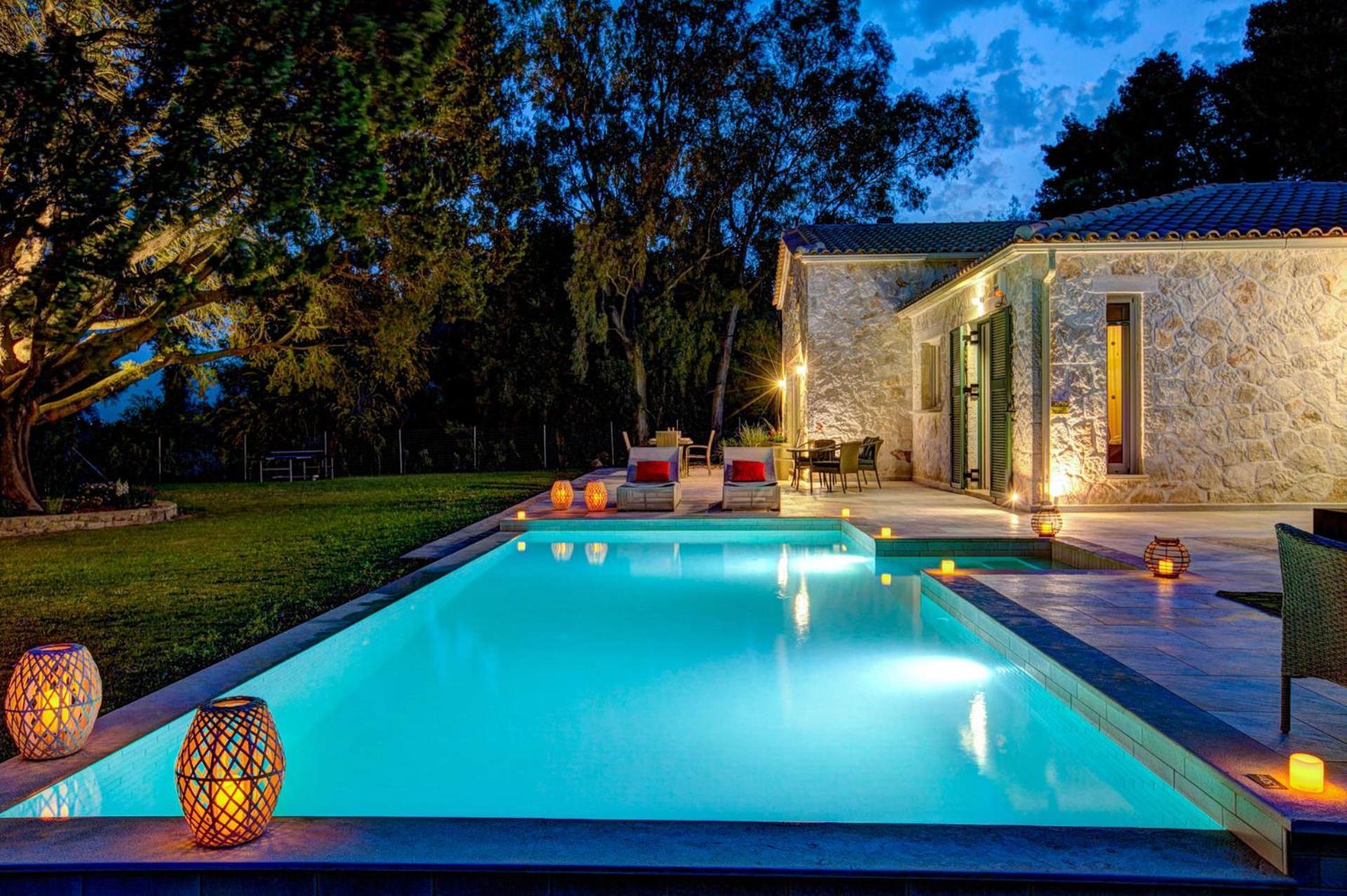 Astarte Villas - Laalu Private Villa With Pool Koukounaria Exterior foto