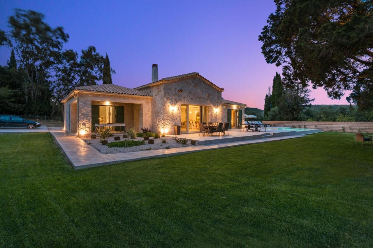 Astarte Villas - Laalu Private Villa With Pool Koukounaria Exterior foto